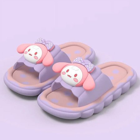 

Sanrio Kids Slippers Cinnamoroll Kawaii Cartoon Anime Cute Girl Summer Waterproof Outdoor Home Bathroom Beach Anti-Slip Sandal