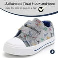 thumbnail image 4 of Kushyshoo Raptor Dinosaur Toddler Shoes Kids Sneakers with Cartoon Dual Hook and Loops 7M, 4 of 7