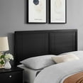 thumbnail image 2 of Headboard, Queen Size, Wood, Black, Modern Contemporary Urban Design, Bedroom Master Guest Suite, 2 of 9