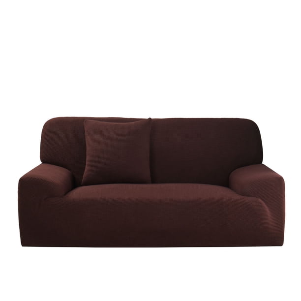 Funda Tapa Camilla De Estirar Silla 1 2 3 Fundas De Sof? 4 Plazas Sal?n Color caf? Loveseat-2seater 57 "x72" Unique Bargains Sofá Protectora