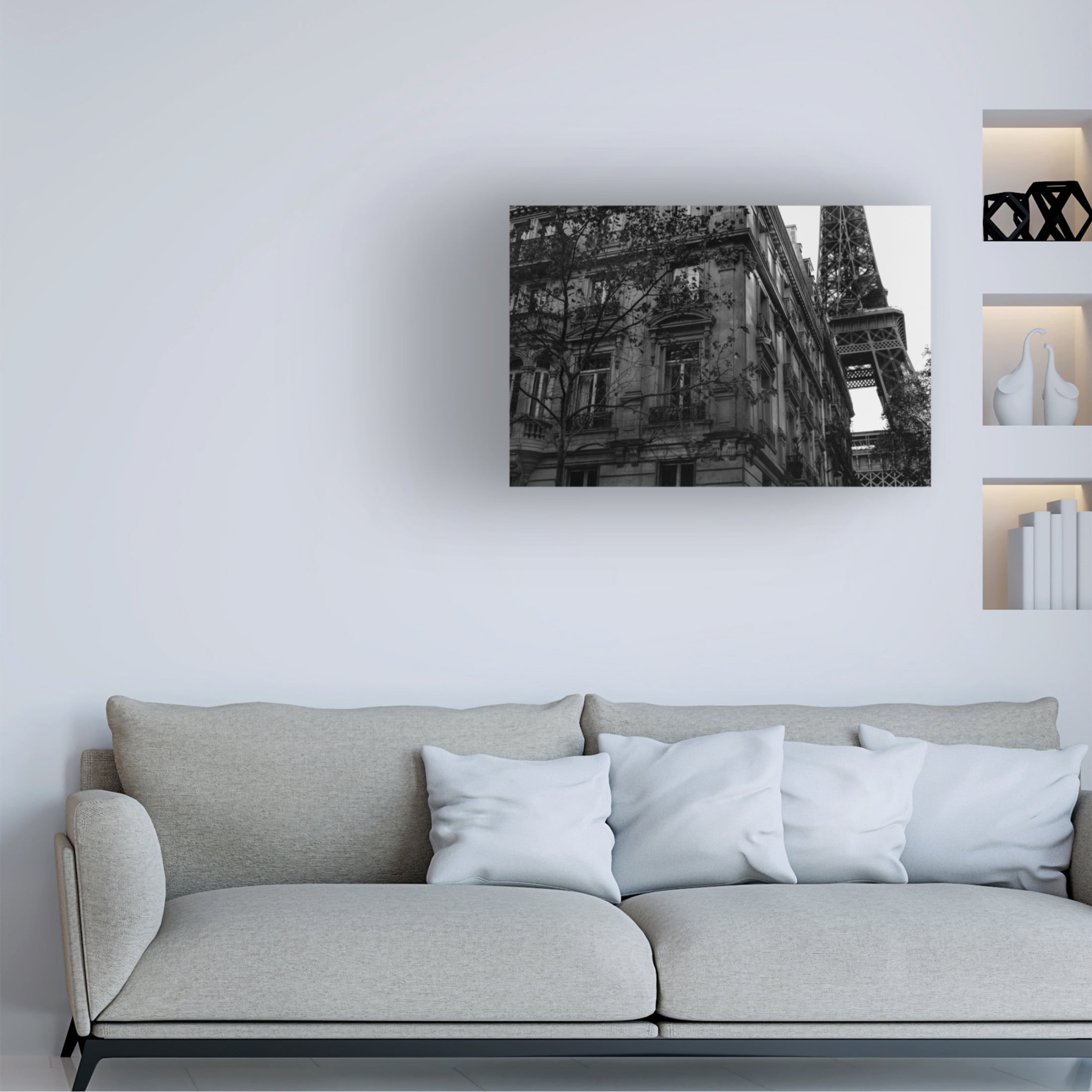 Trademark Fine Art Pictufy Studio Eiffel Tower Tour Eiffel Canvas Wall Art