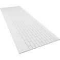 thumbnail image 6 of Ekena Millwork 32"H x 94 1/2"W Subway Brick PVC Wainscot Paneling Kit, 6 of 13