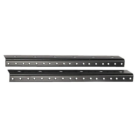 Odyssey Cases ARR04 New 4 Space Accessory Rack Mount Steel Pre-Tapped Pair Rails