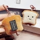 thumbnail image 5 of Toast bread keychain cartoon plush doll pendant keychain Char - Keychains - Bag Charms - Plush Keychain, 5 of 5