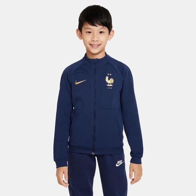 Chamarra Nike de La Seleccion de Francia Para Niños Unisex Talla Mediano (M) 9-10 Años
