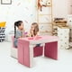 thumbnail image 4 of Costway Sillón Sofá Combinable para Niños en PVC Espuma Conjunto de Mesa y Silla Multifuncional Infantil, 4 of 9