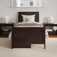 thumbnail image 3 of AFI Portland Twin XL Platform Bed with Matching Footboard & Storage Drawers, Espresso, 3 of 13