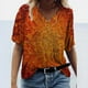 thumbnail image 1 of Puntoco Moda Mujer Verano Impreso Manga Corta Cuello Redondo Camiseta Casual Camisetas Puntoco Puntoco-1845, 1 of 3