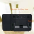 thumbnail image 3 of Infactory Radio Projection Alarm Clock: Projection Radio Alarm Clock, Thermo/Hygrometer, 2 Alarm Times, Usb Charging Port (Alarm Clock With Projection), 3 of 6
