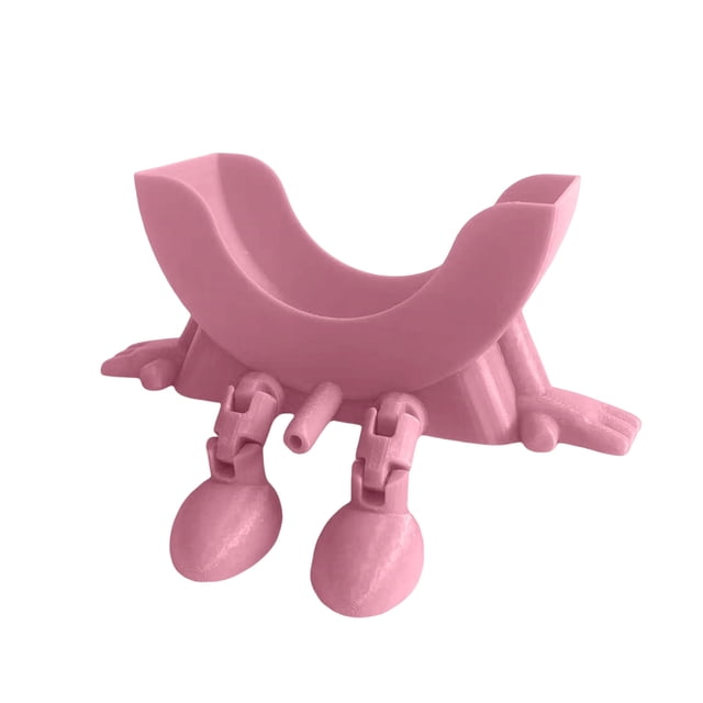 Maytalsory ABS No Drilling Required Sponge Organizer 3D Printed Sponge Holder For Daddy Fun And Engaging Addition pink