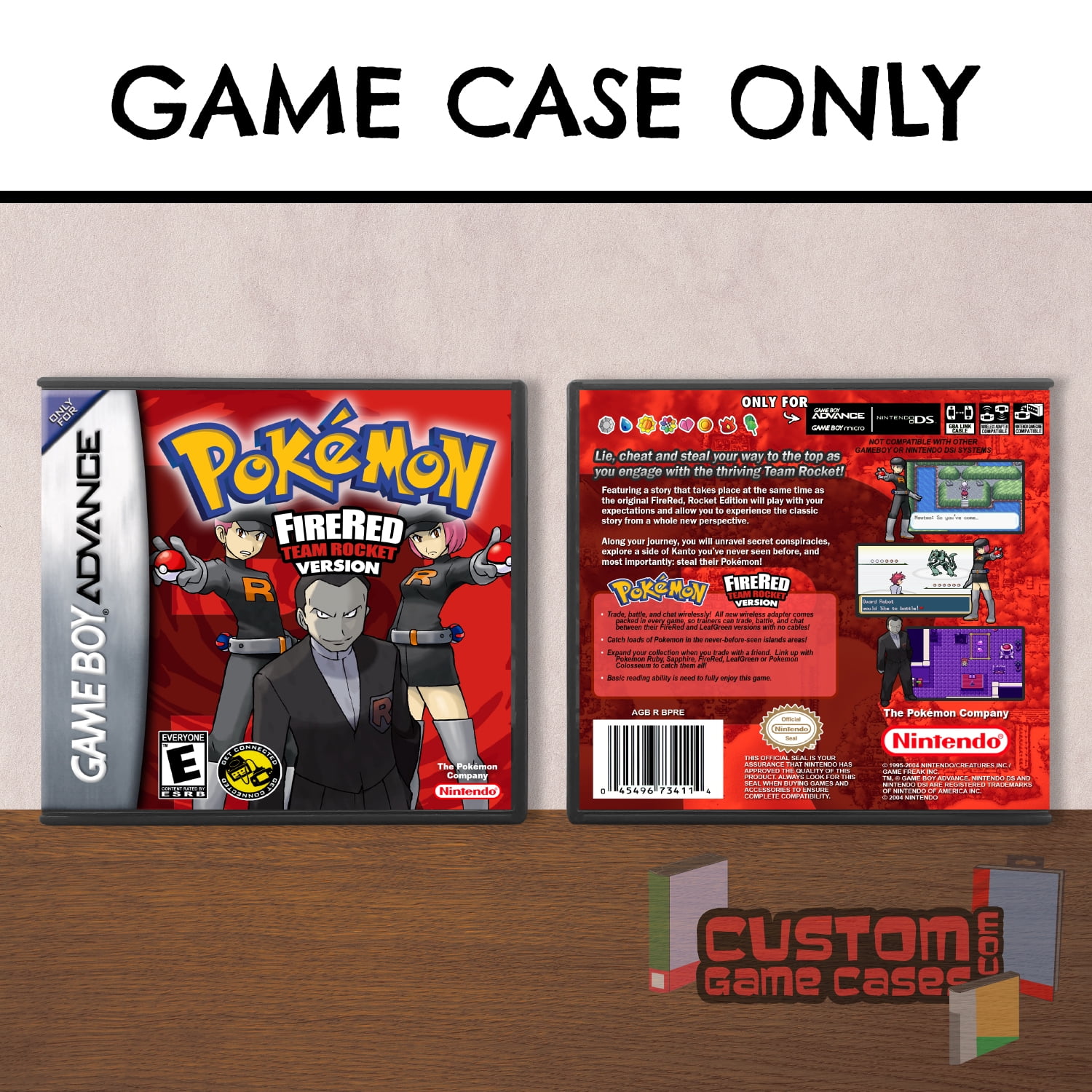 Pokemon Fire Red Version Nintendo DS Box Art Cover by ClonedX