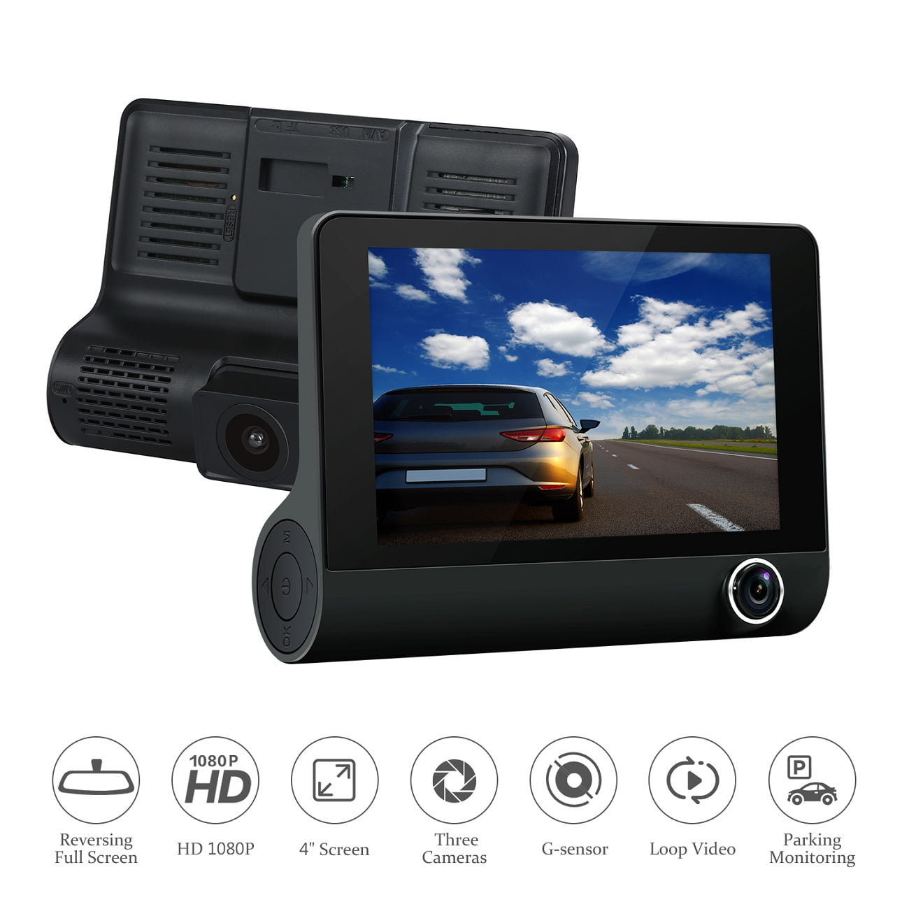 170°Wide Angle Reversing Parking Security Camera Rear Front Cam AV Interface