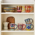 thumbnail image 6 of vancasso Ceramic Coffee Mug Set of 6, 16 oz Coffee Cup, Porcelain Tea Cups, Series LUM, 6 of 10