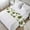 Green, variant on Navy Blue Marble Bed Runner, Satin Bed Throw Runner for Queen Size Beds, Gold White Geometric Hexagon Modern Decorative Bedding Scarf for Bedroom Hotel Wedding Room Guestrooms 94"x20"