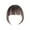Brown_A, variant on FSTDelivery Hair Clip in Bangs Wispy Human Hair Bangs Hairpieces for Women, Fringe Neat Faker Bangs with Temples Hairpieces for Party and Daily Wear, Black Hair Extension