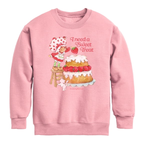 Strawberry Shortcake - Sweet Treat - Youth Girls Crew Fleece Sweatshirt