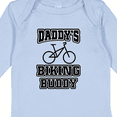thumbnail image 4 of Inktastic Daddys Biking Buddy Boys or Girls Long Sleeve Baby Bodysuit, 4 of 5