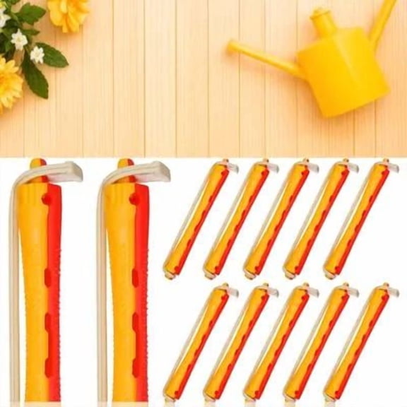 SEWOART 24Pcs Hair Curlers Perm Rods For Natural Hair Multi Plastic Hair Styling Tools