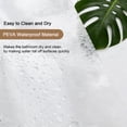 thumbnail image 3 of EMLTHORY Extra Long Shower Curtain Liner 84 Inches Long,Weighted Bathroom Clear Shower Curtain 72x84 Inch Liner with 3 Magnets, Heavy Duty, Transparent, 3 of 6
