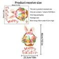 thumbnail image 4 of KOYPTL Large Easter Wall Stickers,Easter Eggs Bunnies Wall Decals Window Clings for Spring Summer Bedroom Living Room Decorations,Colorful Flowers Decor Party Supplies for Home Office Door Ornaments, 4 of 8