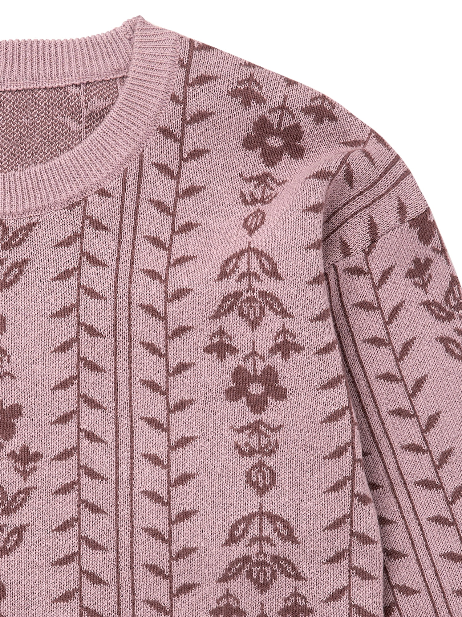 Modern Moments by Gerber Toddler Girl Jacquard Sweater and Pant Set, 2-Piece, Sizes 12 Months - 5T