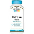 thumbnail image 2 of 21st Century High Potency Calcium 1000 + D3 Support Bone Health 90ct,6-Pack, 2 of 2