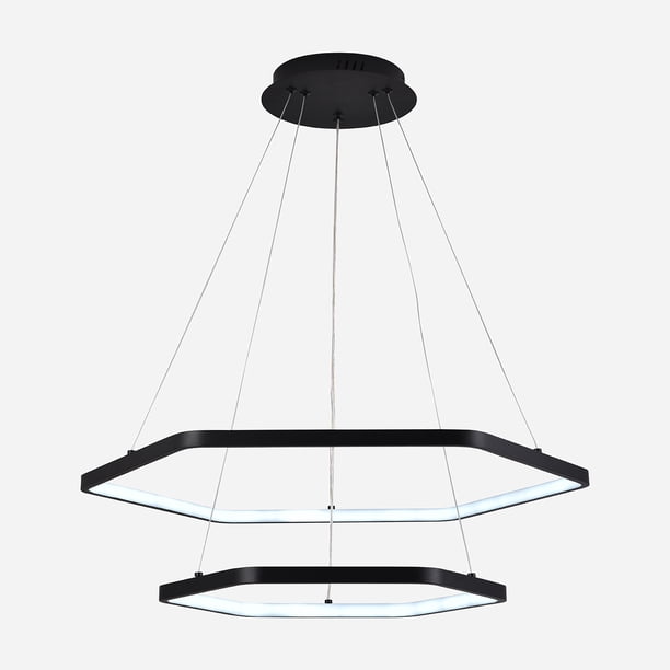 Lámpara DECO Tipo Candil Colgante Led Negra Luxica Lighting 6166 B
