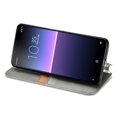 thumbnail image 2 of Coque pour Sony Xperia 10 II Flip Cover Flip Cover Protection Magnétique - Gris, 2 of 5