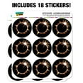 thumbnail image 3 of Total Solar Eclipse Painted Planner Calendar Scrapbooking Crafting Stickers, 3 of 7