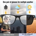 thumbnail image 3 of Gafas Inteligentes Giwbeiv, Traductor AI 164 Idiomas, Bluetooth, 3 of 9