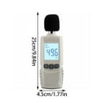 thumbnail image 5 of Accurate Noise Meter User Friendly Designs Small Sound Levels Meter ABS for Schools & Construction site & Concerts, 5 of 8