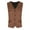 AA-Brown, variant on BiZtdJrK Mens Lightweight Dress Vest Vintage Western Formal Vests Solid Color Sleeveless Slim Fit Waistcoat with Pockets, Black, L