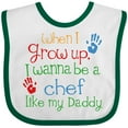 thumbnail image 3 of Inktastic Chef Like Daddy Boys or Girls Baby Bib, 3 of 4