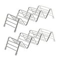 thumbnail image 5 of LABSERRON Rustproof Taco Display Racks 2Pcs 1Set Silver Color Stable Holding for Tacos and, 5 of 8