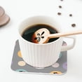 thumbnail image 5 of Naloa Cute Geese Coasters for Set of 4 - PU Leather Coasters, Coasters for Table Cup Tea Coffee Beer, Decorative for Kitchen Homedecor (Round), 5 of 6