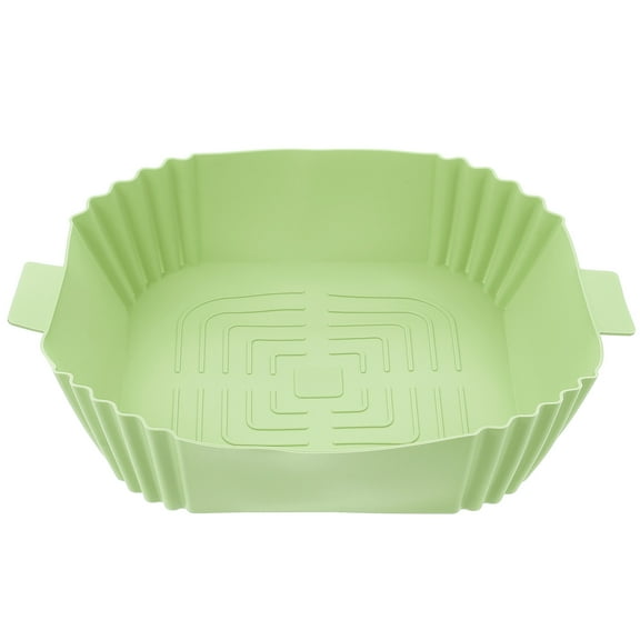 ORDDIART Air Fryer Safe Bowl Liner Heat Resistant Silicone 1Set 9.4X7.7X2In