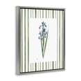 thumbnail image 2 of Stupell Industries Farmhouse Spring Irises with Stripes Gray Floating Frame Canvas Art, 17 x 21, by Nan, 2 of 8