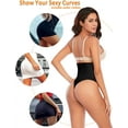 thumbnail image 6 of Tummy Control Thong Shapewear for Women Seamless Shaping Thong Panties Body Shaper Underwear, 6 of 8