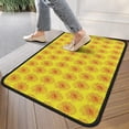 thumbnail image 4 of Yellow Sunflower Flower Pattern Door Rugs,Washable Non Slip Door Mats Indoor,Decorative Door Mats,Entry Mat Indoor for Entrance,Bedroom,Kitchen,Bathroom,30"x17", 4 of 6