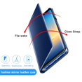 thumbnail image 3 of For Samsung Galaxy S21 Case Smart Mirror Leather Flip Stand Phone Cover For S20 S 21 FE S21 Plus S21Ultra S21 + Clear View Cases sliver For Galaxy S21 FE, 3 of 6