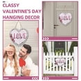 thumbnail image 2 of Masteelf Pink Heart Door Sign for Valentine's Day Decoration Wood Material Smooth Durable 2Pcs, 2 of 8