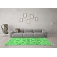thumbnail image 3 of Ahgly Company Indoor Rectangle Oriental Emerald Green Traditional Area Rugs, 7' x 9', 3 of 4