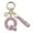 Pink, variant on Inadays Initial Letter Keychain Gift for Women Girls Bling Sparkly Cute Backpack Car Key Accessories Lanyard
