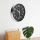 thumbnail image 5 of 12 Inch Round Large Luminous Wall Clock Glow in the Dark Non-Ticking Indoor Decor -Silver, 5 of 5