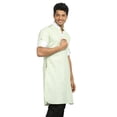 thumbnail image 2 of Saris and Things Kurta en Tissu de Coton Vert Clair pour Hommes. Ce Produit Est Fait sur Commande., 2 of 5