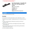 thumbnail image 2 of Rear Shock Absorber - Compatible with 2016 - 2017, 2019 Mercedes-Benz GLE400, 2 of 2