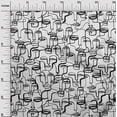 thumbnail image 3 of oneOone Polyester Lycra White Fabric Abstract Face Sewing Craft Projects Fabric Prints By Yard 56 Inch Wide, 3 of 6