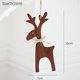 thumbnail image 1 of Christmas Tree Decoration Pendant Painted Wooden Hollow 3D Laser Print Bells Snowflake DIY Gift Navidad Noel Xmas Decorations, 1 of 5
