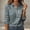 B-Blue, variant on Women Printed Shirts Button Up Laple Collar Shirts Dressy Long Sleeve Blouse Business Casual Work Tops