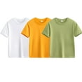 thumbnail image 2 of Gerichy A Style Boys Tee 3-Pack Boys Summer Tops Tees Kids Short Sleeve Crew Neck T Shirt Toddler Boys Solid Tee Shirts for Boys Girls, 2 of 6
